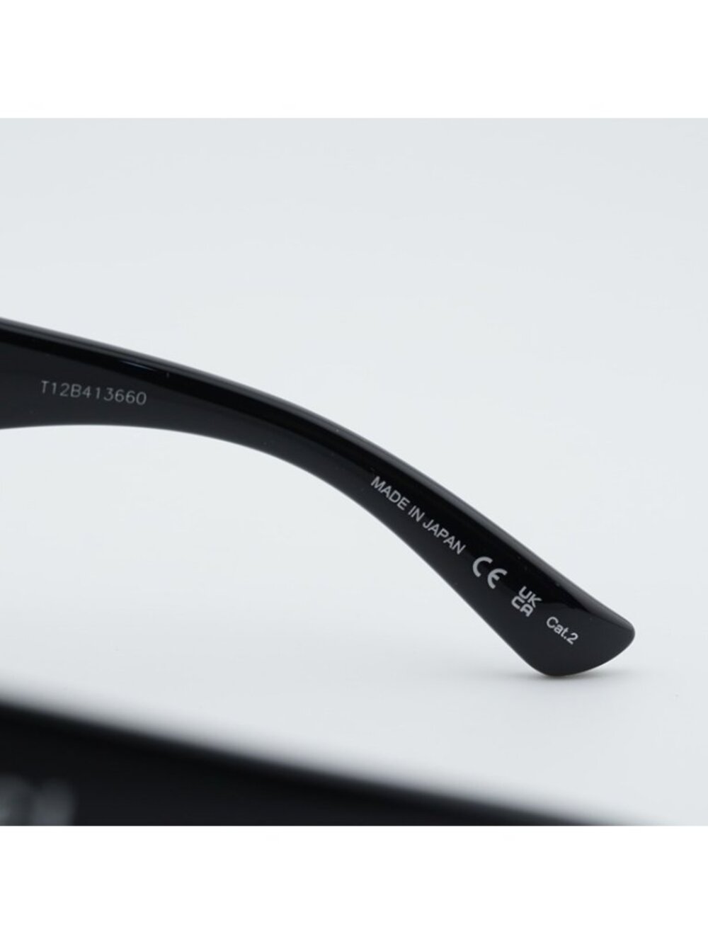 Gucci GG2168S 008 Sunglasses Shiny Black Shield Frame, Grey Gradient Lenses - Picture 7 of 10